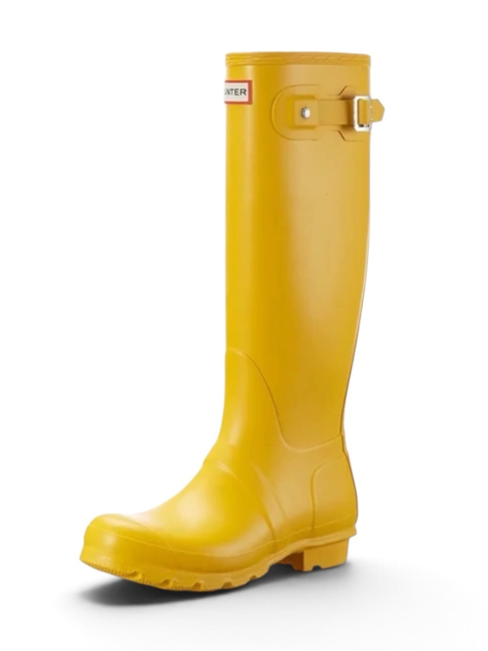 Hunter Women’s Original Tall Rain Boots Yellow Size 8